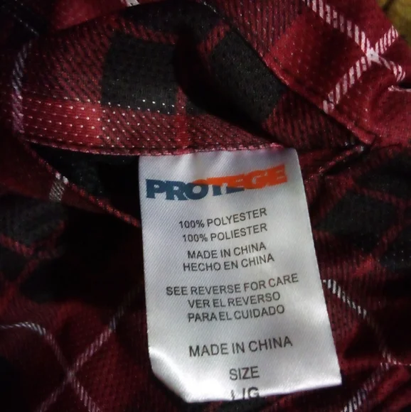 Protege Reversable Athletic Training Performance Hoodie Jacket Men's L Black/Red - Picture 10 of 14